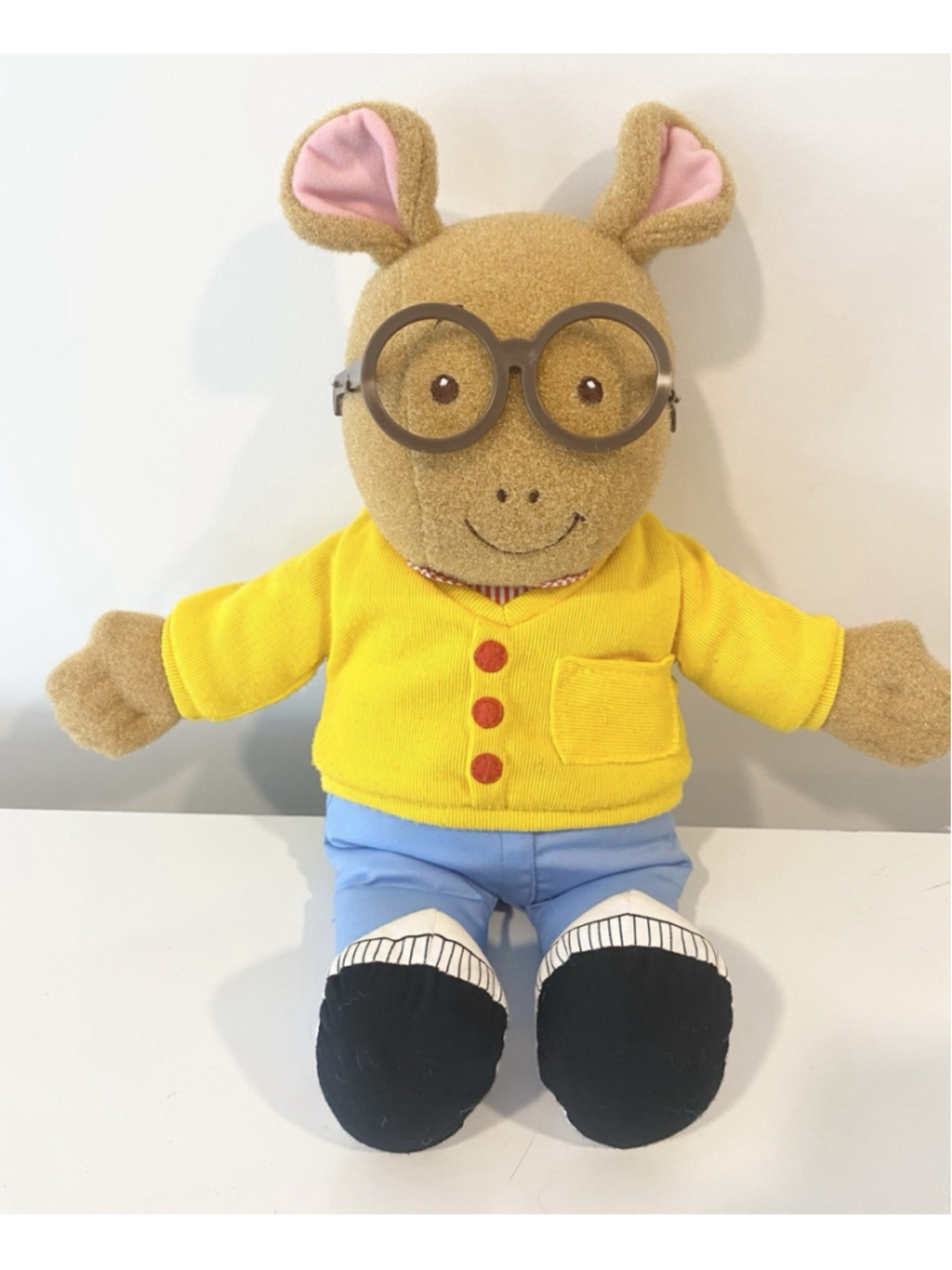 Vintage 1996 Playskool Talking Arthur PBS Plush Doll 17” Working Glasses
